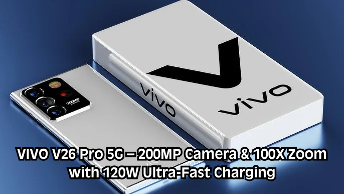 Vivo V26 Pro 5G – 200MP कैमरा और 100X ज़ूम के साथ, 120W अल्ट्रा-फास्ट चार्जिंग