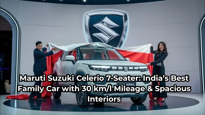 मारुति सुज़ुकी सेलेरियो 7-सीटर: भारत की बेहतरीन फैमिली कार, 30 km/l माइलेज और शानदार स्पेशियस इंटीरियर के साथ