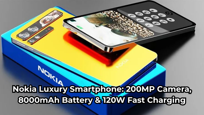Nokia लग्ज़री स्मार्टफोन: 200MP कैमरा, 8000mAh बैटरी और 120W फास्ट चार्जिंग के साथ