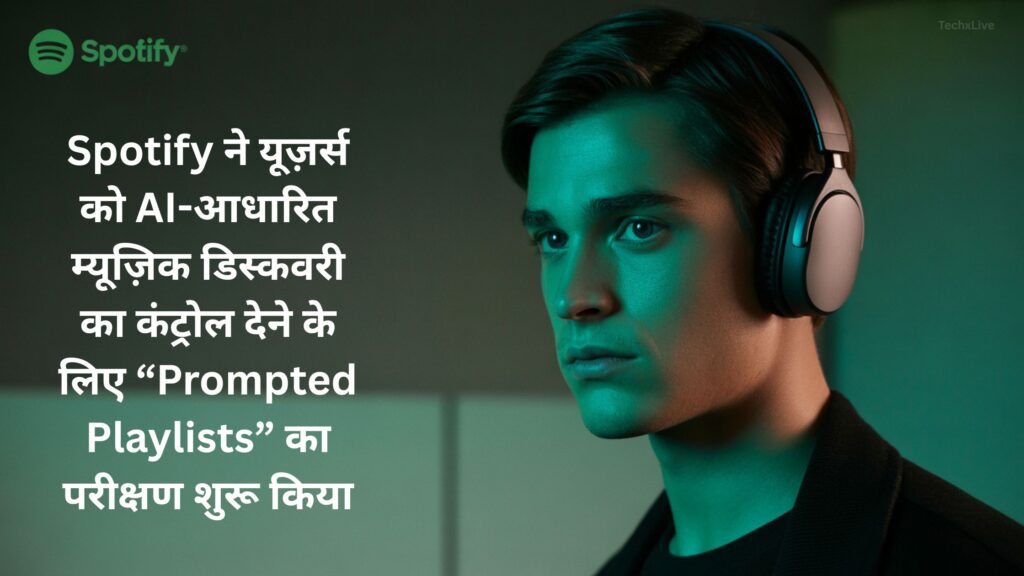 Spotify ने यूज़र्स को AI-आधारित म्यूज़िक डिस्कवरी का कंट्रोल देने के लिए “Prompted Playlists” का परीक्षण शुरू किया