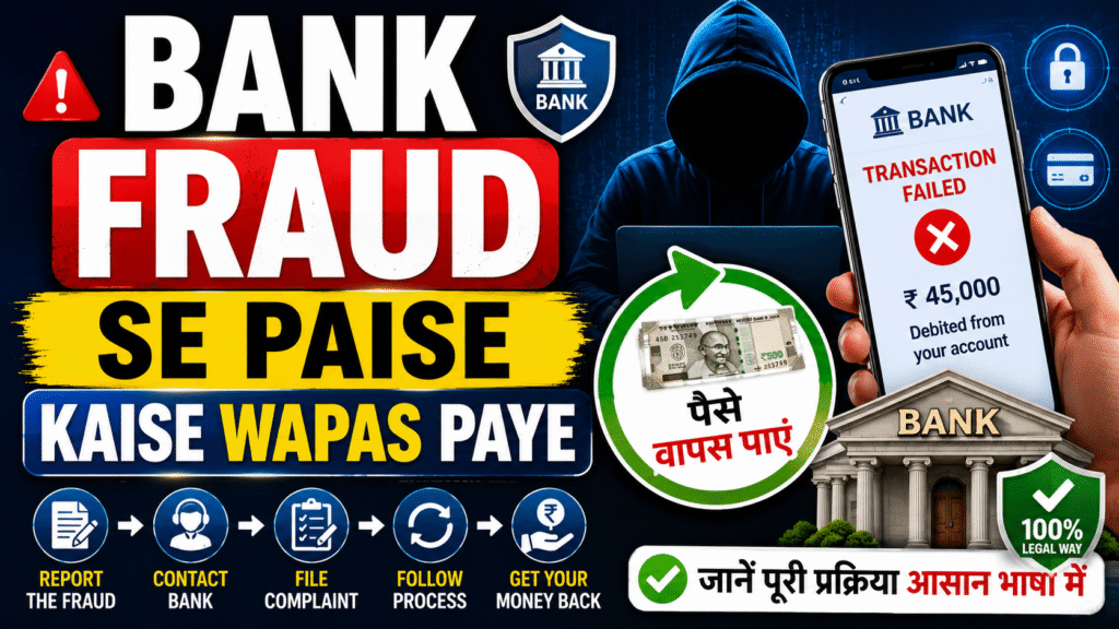 Bank Fraud Se Paise Kaise Wapas Paye