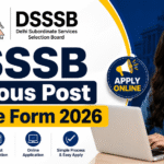 DSSSB Various Post