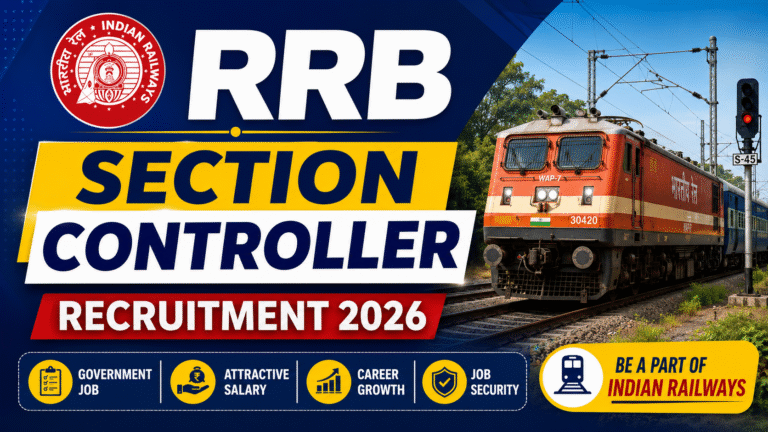 RRB Section Controller Recruitment 2026: CEN 03/2026 के तहत 119 पदों पर आवेदन शुरू