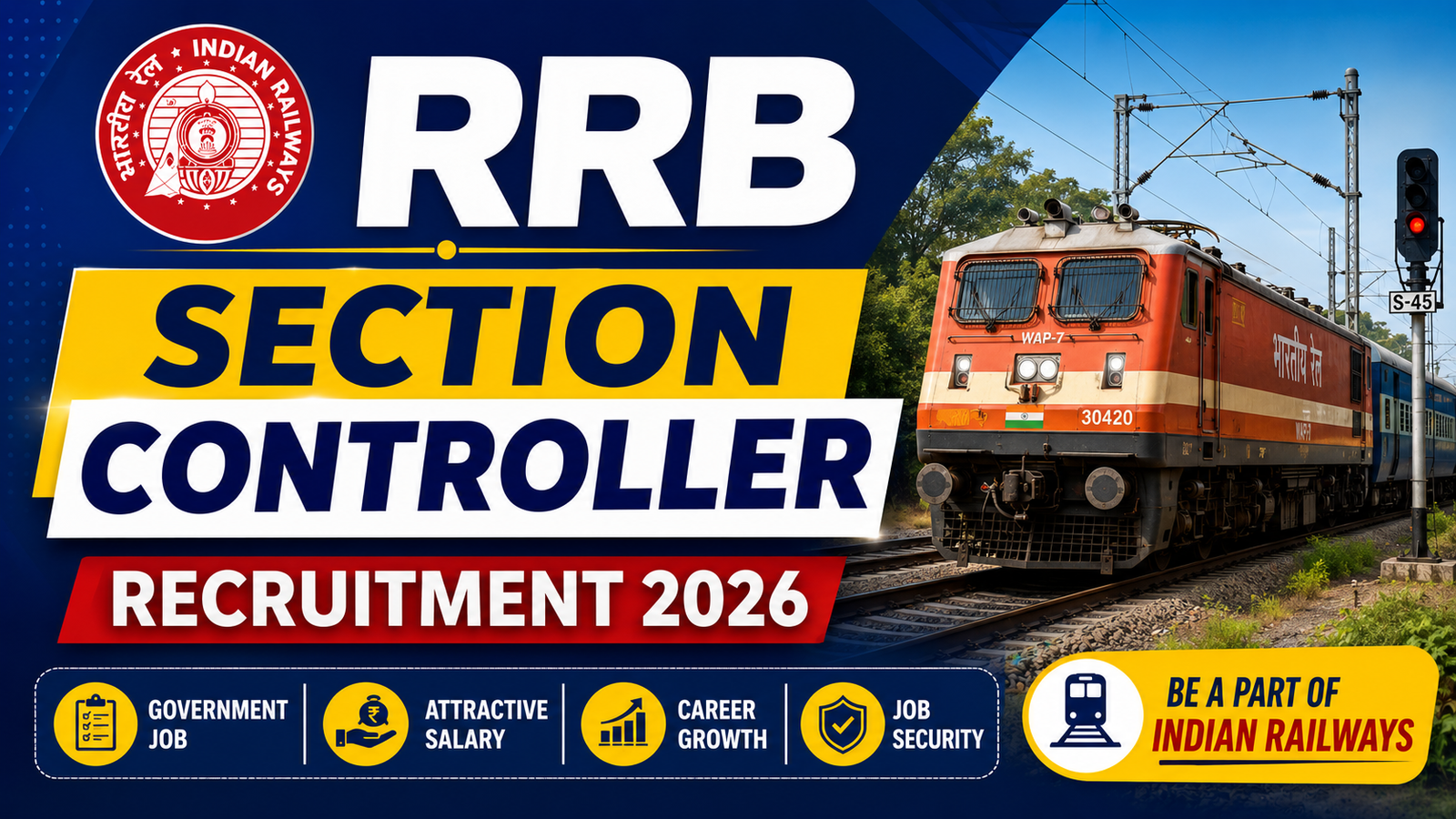 RRB Section Controller Recruitment 2026