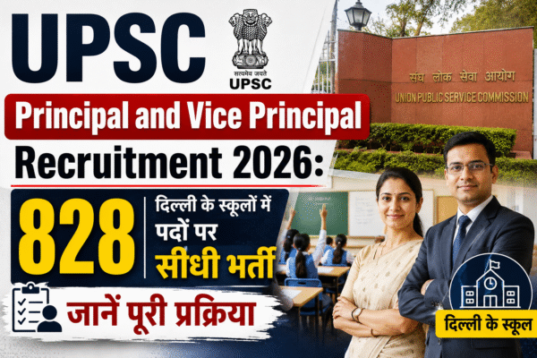UPSC Principal and Vice Principal Recruitment 2026