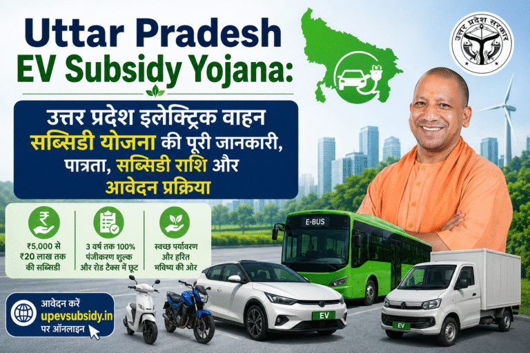 Uttar Pradesh EV Subsidy Yojana