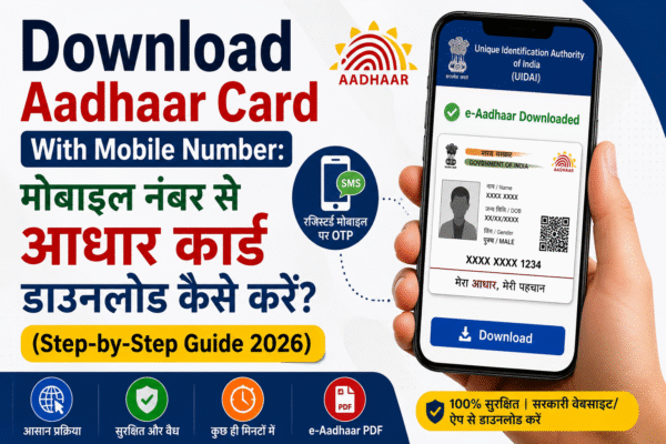 Download Aadhaar Card With Mobile Number